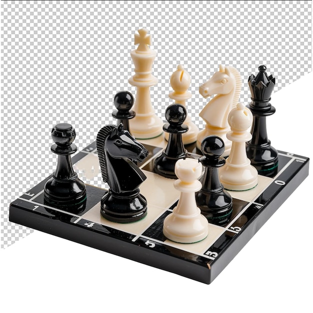 a chess board with chess pieces on it