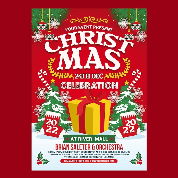 Christmas Celebration Flyer Templates 1