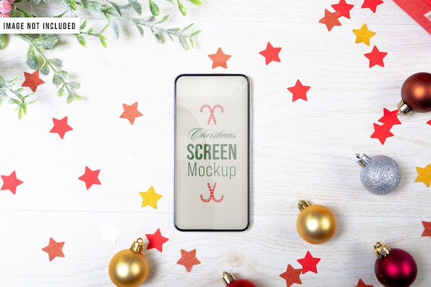 Christmas Mobile Mockup