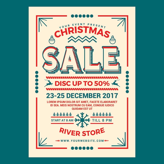 Christmas Sale Flyer 1