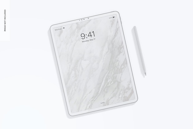 Clay Tablet Pro Mockup Top View