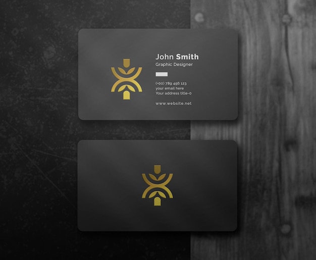 clean Business card mockup