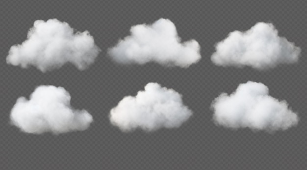 PSD cloud transparent background