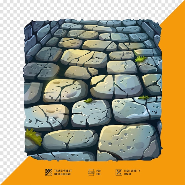 PSD cobblestone images without background hd quality