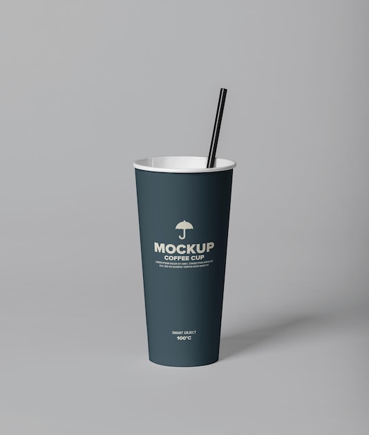 Coffee cup mockup template