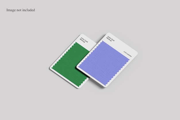 Color Palette Card Mockup for showcasing your color references