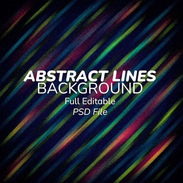 PSD a colorful cover for a music album with a colorful striped pattern