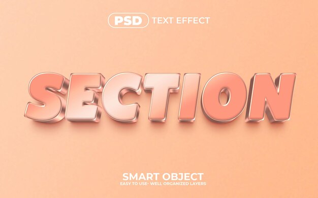 PSD colorful psd editable 3d text effect