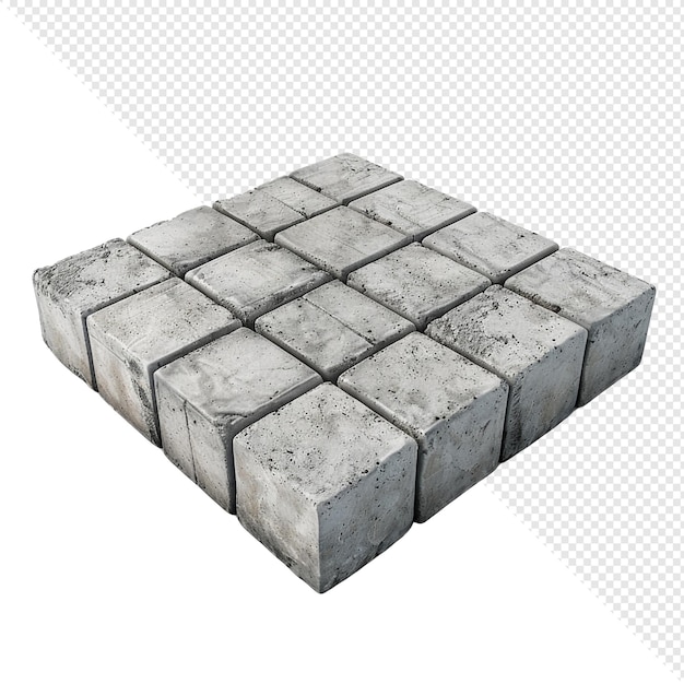 PSD concrete paving stones