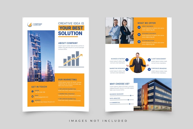 PSD corporate business flyer template