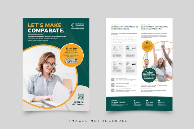 corporate business flyer template