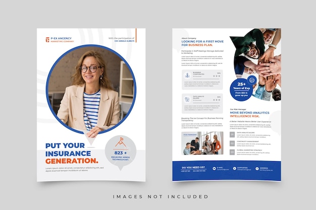 corporate business flyer template