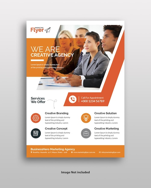 PSD corporate business flyer