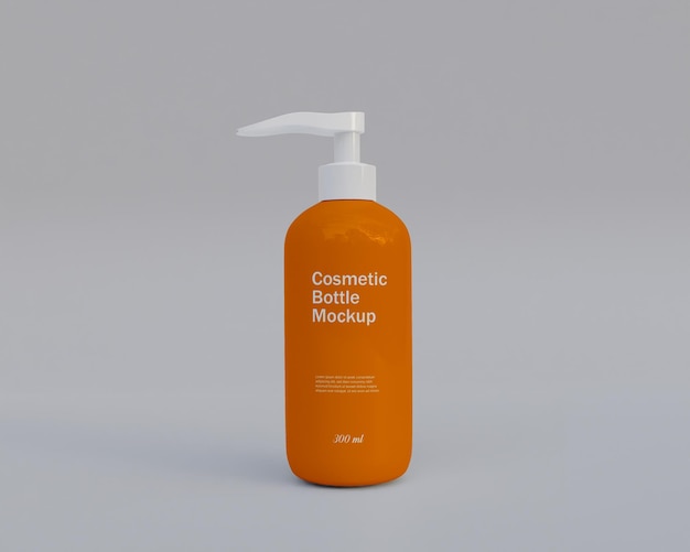 Cosmetic bottle mockup