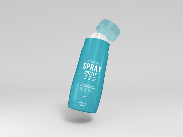 Cosmetic Spray Bottle Mockup