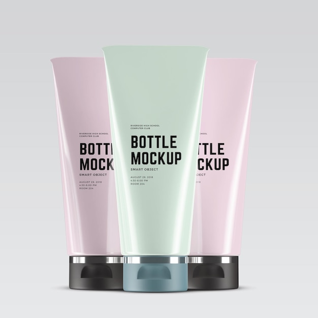 Cosmetic Tubes Mockup Design