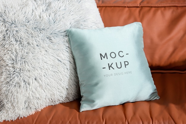 Cozy cushion fabric mock-up