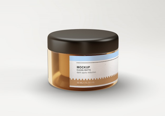 Cream container mock up