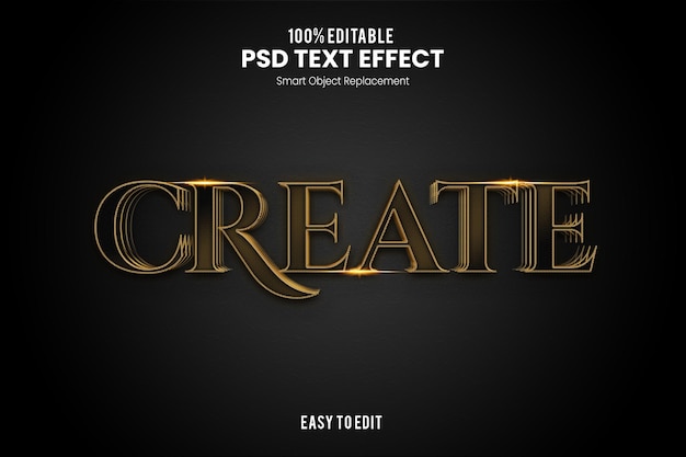 Create Elegant Exclusive 3D Text Effect