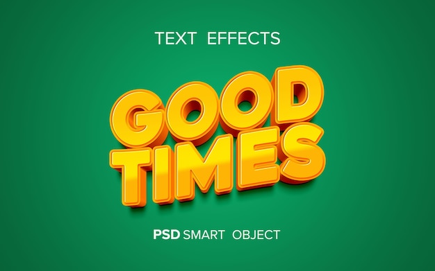 Creative bold text effect