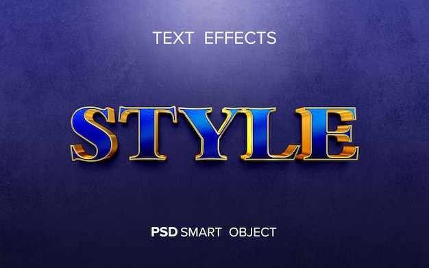 Creative golden text effect