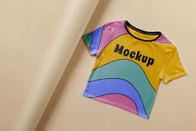 Crop top mockup design