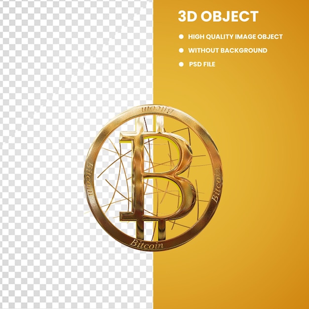 Cryptocurrency bitcoin golden coin background crypto coin