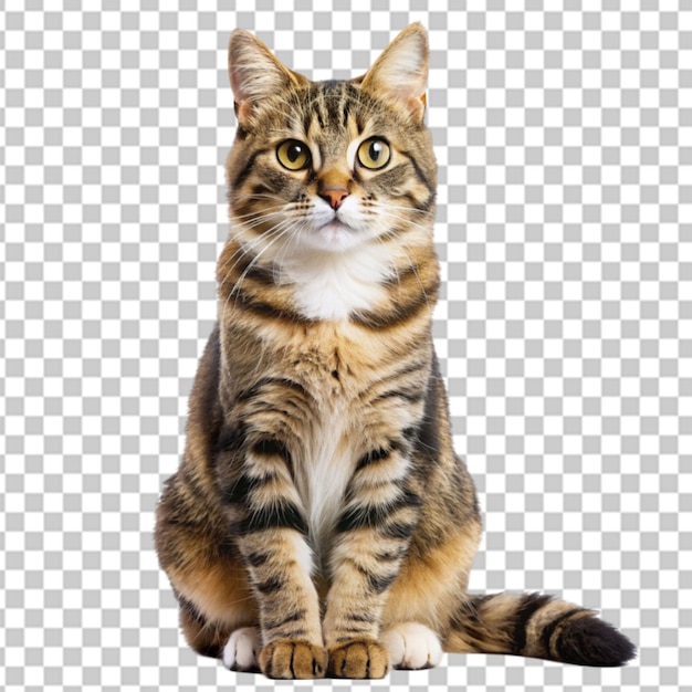 PSD cute cat psd transparent background