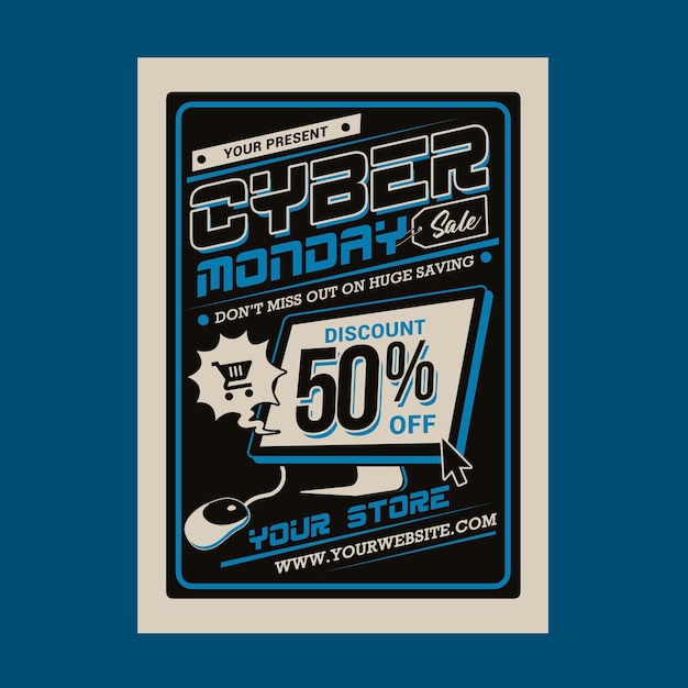 Cyber Monday Sale Flyer