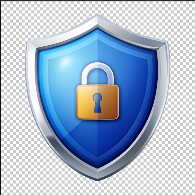 PSD cyber security data protection business technology privacy concept protected 3d illustration