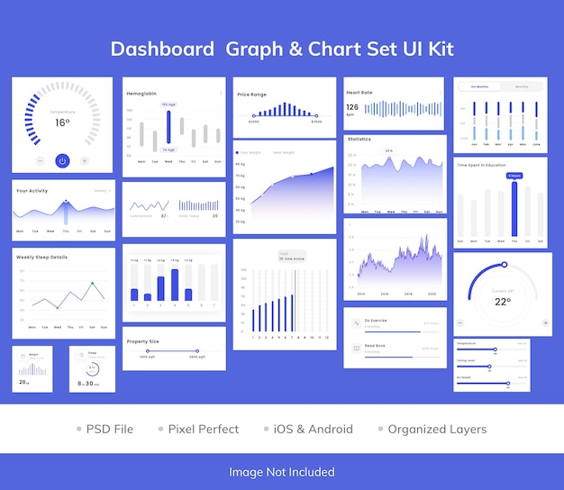 Dashboard  Graph amp Chart Set UI Kit