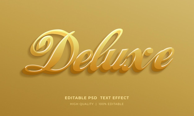 Deluxe Editable 3d Bold Text Style Effect Mockup Template