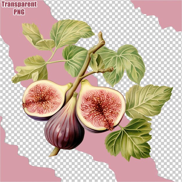 PSD desain tanpa judul 1botanical fresh fruit and flowers on the bouquet ilustracja