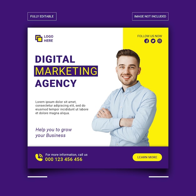 Digital Marketing Agency Social Media Poster