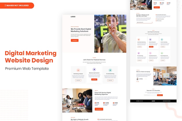 Digital Marketing Website Design Template