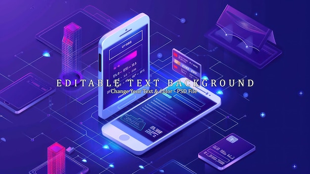 PSD digital payment technology illustration