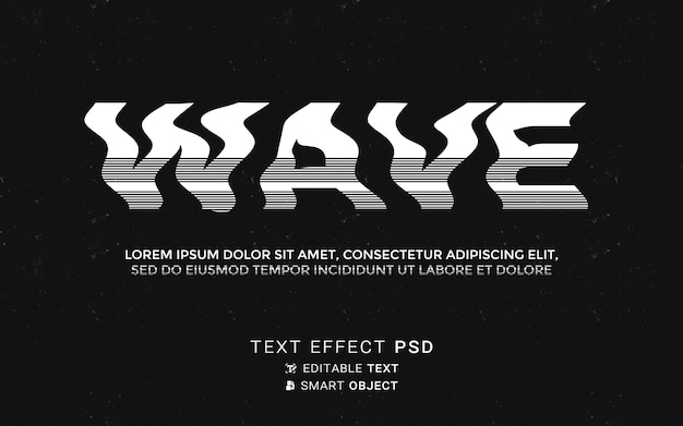 Disort text effect