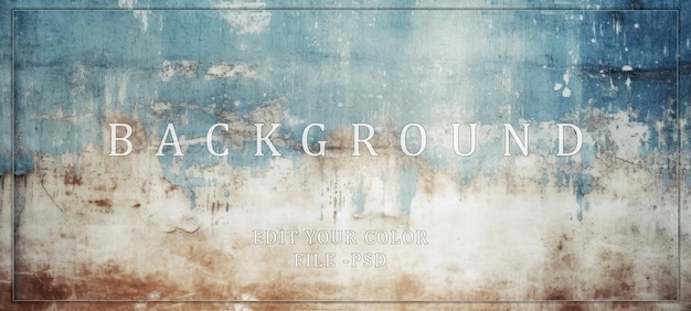 PSD distressed blue and brown wall texture