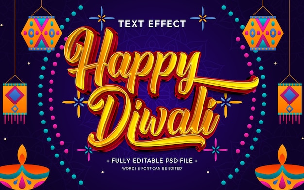 Diwali-teksteffect