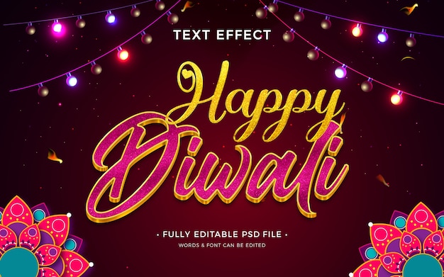 Diwali-teksteffect