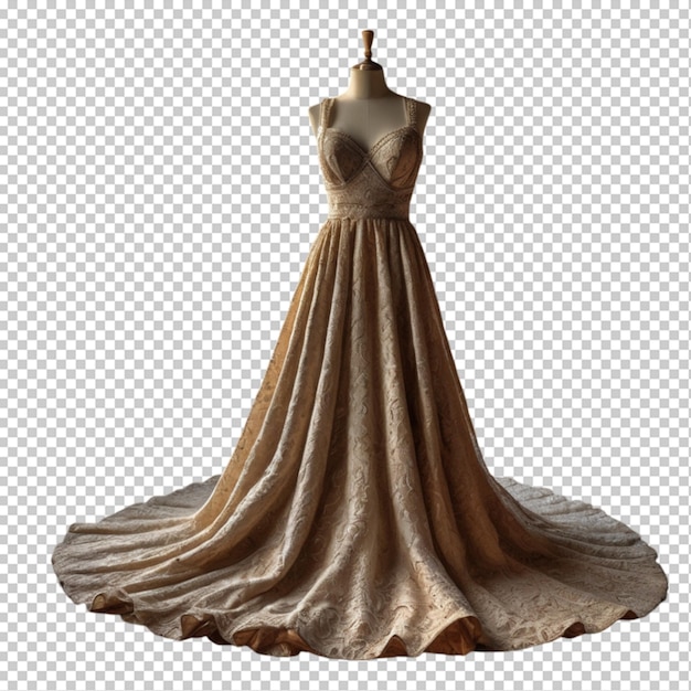 PSD dress isolated on transparent background