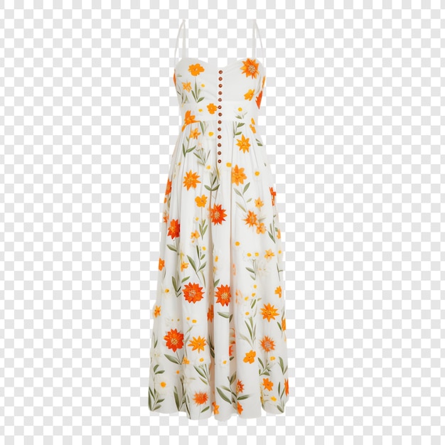 PSD a dress that has flowers on it