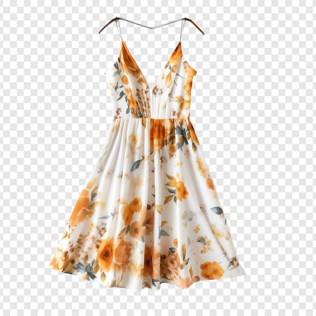 a dress with flowers on it