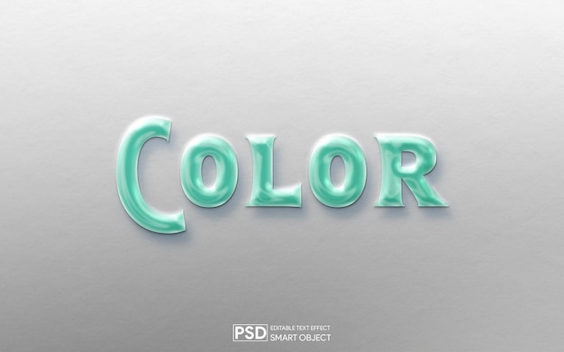 PSD editable psd text effect