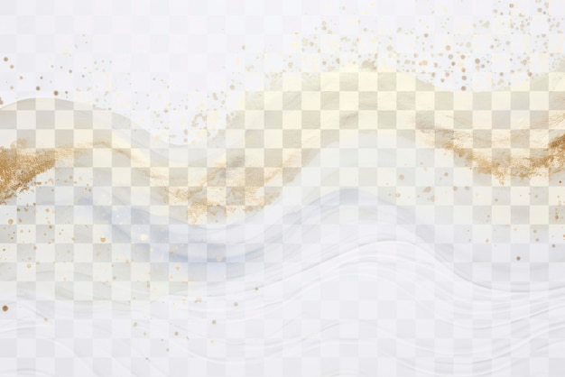 PSD elegant abstract gold wave png overlay effect transparent background