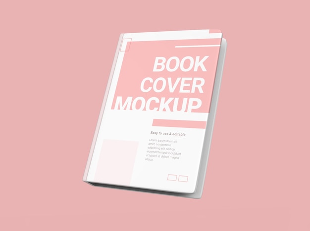 Elegant Hardcover Book Realistic Mockup