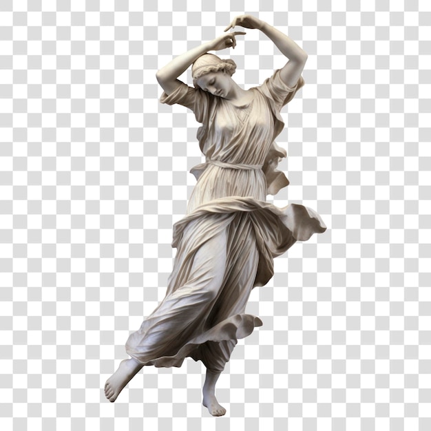 PSD elegant marble dancing statue