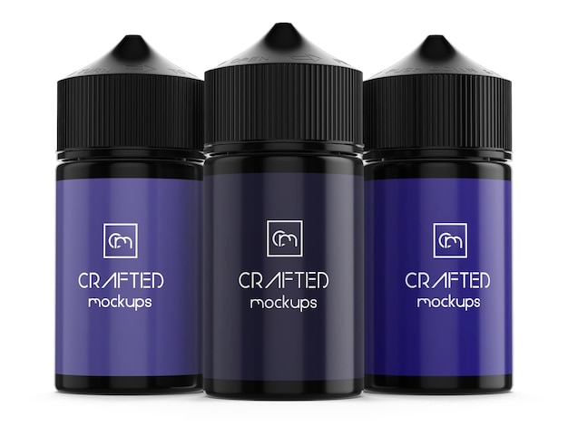 eLiquid Bottle Mockup