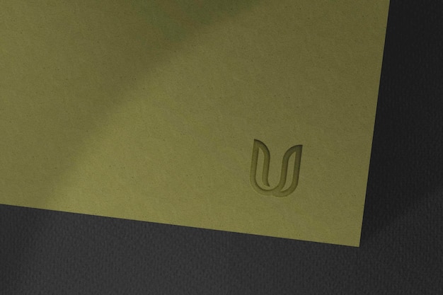 Embossed Logo Mockup