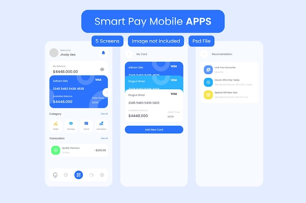 PSD emoney mobile apps